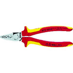 トラスコ中山 KNIPEX 9778-180 エンドスリーブ用絶縁圧着ペンチ(ご注文単位1個)【直送品】