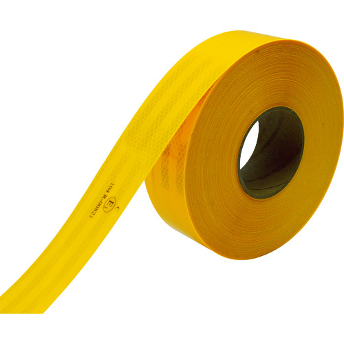 トラスコ中山 3M DGコンスピキュイティ反射シート 53.5mmX45.7m 蛍光黄(ご注文単位1巻)【直送品】