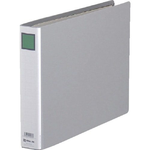 トラスコ中山 キングジム キングファイルG A4E グレ-　828-5258（ご注文単位1冊）【直送品】