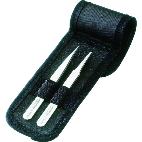 トラスコ中山 リンドストローム 静電気対策ESDピンセット 非磁性 2本 ストレート型、先細型(ご注文単位1個)【直送品】