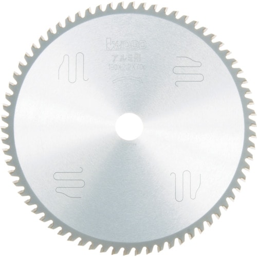 トラスコ中山 アイウッド チップソー アルミ用スライドマルノコ Φ216 80P(ご注文単位1枚)【直送品】
