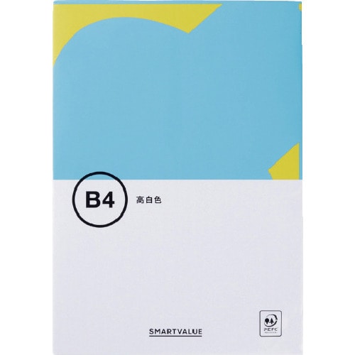 トラスコ中山 JTX 260016コピーペーパー高白色 B4 2500枚A037J (ご注文単位1箱)【直送品】