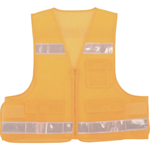 トラスコ中山 スリーライク パトベストタイプI イエロー（ご注文単位1着）【直送品】