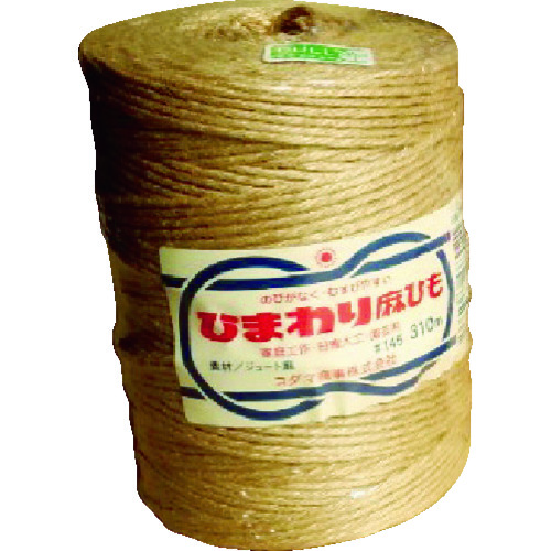 トラスコ中山 積水 ひまわり麻ひも 2mmX520m(ご注文単位1巻)【直送品】