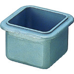 トラスコ中山 白光 ステンレスポット 50mmX50mm 特殊コート(ご注文単位1個)【直送品】