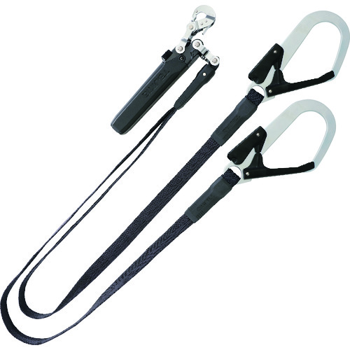 トラスコ中山 タジマ ハーネス用ランヤード平ロープ ダブル L1（ご注文単位1本）【直送品】