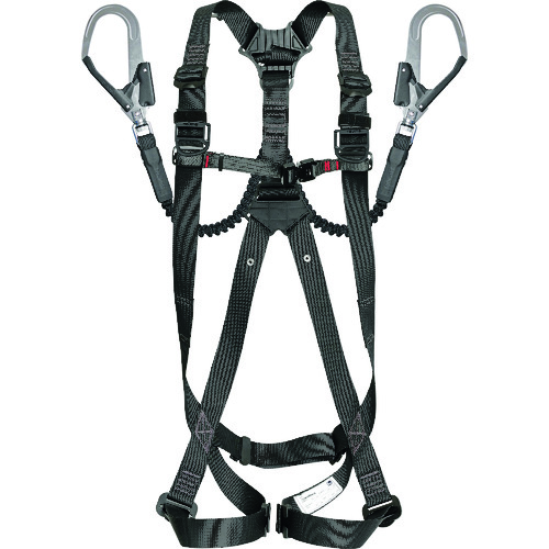 トラスコ中山 タジマ ハーネスGS 蛇腹 ダブルL2セット 黒 Lサイズ（ご注文単位1個）【直送品】