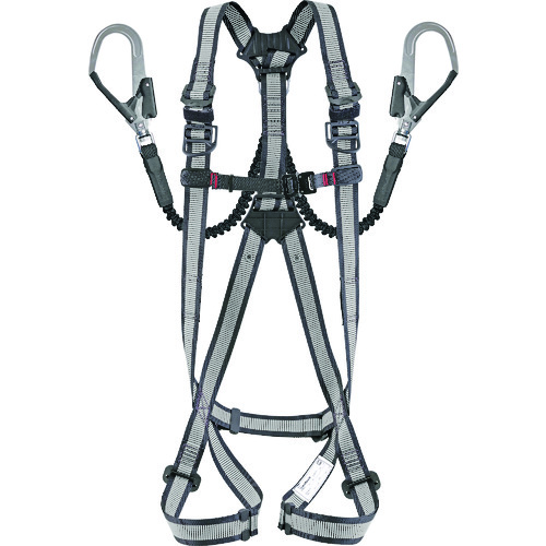 トラスコ中山 タジマ ハーネスGS 蛇腹 ダブルL2セット ライン白 Mサイズ（ご注文単位1個）【直送品】