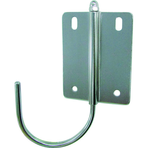 トラスコ中山 水本 吊金具(ビス止めタイプ) ステンレス 首ふりフック 使用荷重0.15kN(ご注文単位1個)【直送品】