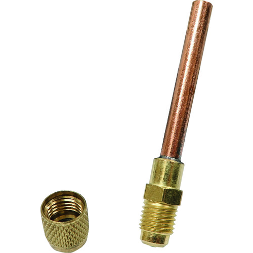 >トラスコ中山 BBK アクセスバルブ(溶接チューブ)1/4(5個入り)(ご注文単位1パック)【直送品】