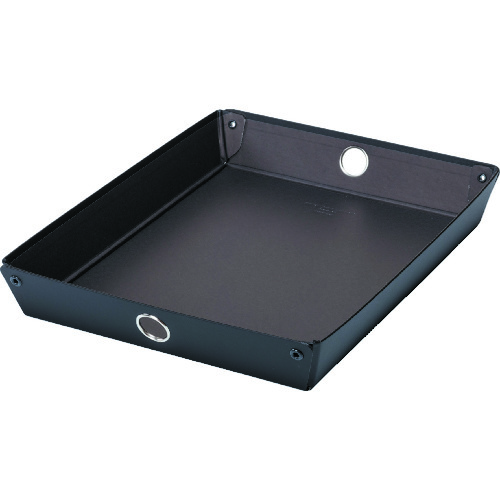 トラスコ中山 リヒト スタッキングトレー 黒(ご注文単位1個)【直送品】