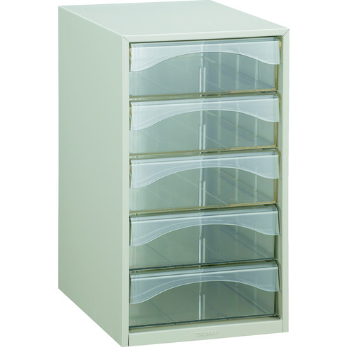 トラスコ中山 TRUSCO レターケース A4深型5段（ご注文単位1台）【直送品】