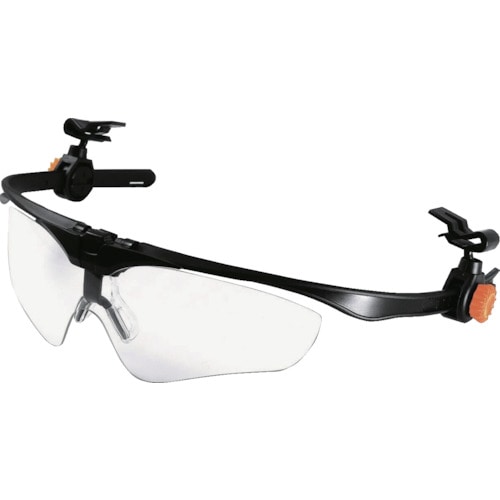 トラスコ中山 OTOS ヘルメット装着式 保護メガネ クリア Aタイプ(ご注文単位1個)【直送品】