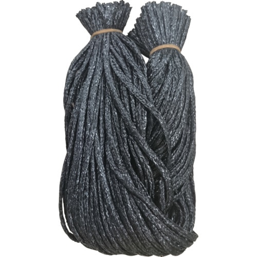 トラスコ中山 ユタカメイク シート紐 6mmX60cm 100本入 ブラック(ご注文単位1袋)【直送品】