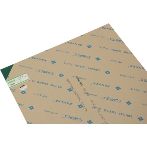 トラスコ中山 光 アクリル板(緑) 2×650×1100mm(ご注文単位5枚)【直送品】