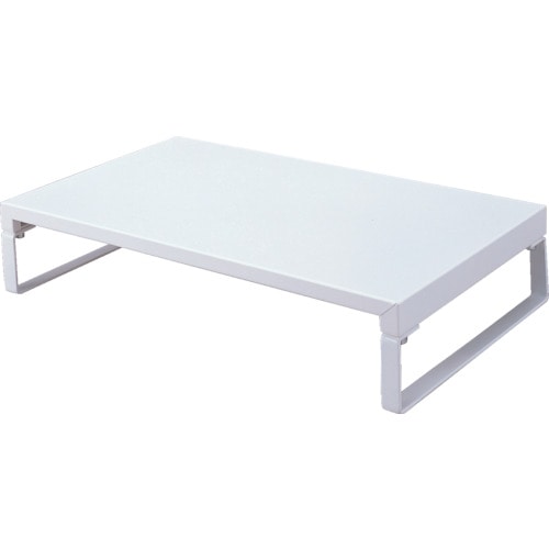 トラスコ中山 リヒト 机上台<幅390mm・ロータイプ> 白(ご注文単位1台)【直送品】