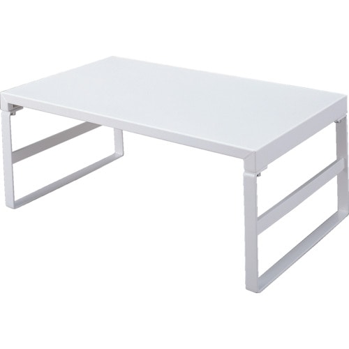 トラスコ中山 リヒト デスクボード 机上台(幅390mm・ハイタイプ) 白(ご注文単位1台)【直送品】