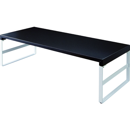 トラスコ中山 リヒト デスクボード 机上台(幅590mm・ハイタイプ) 黒(ご注文単位1台)【直送品】