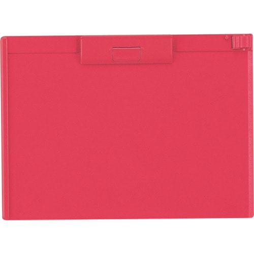 トラスコ中山 リヒト クリップボード 赤 A4/S（ご注文単位1枚）【直送品】