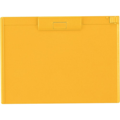 トラスコ中山 リヒト クリップボード 黄 A4/S（ご注文単位1枚）【直送品】