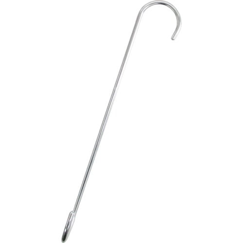 トラスコ中山 水本 ファンシーSフックツイスト(シルバー) 全長400mm（ご注文単位1本）【直送品】