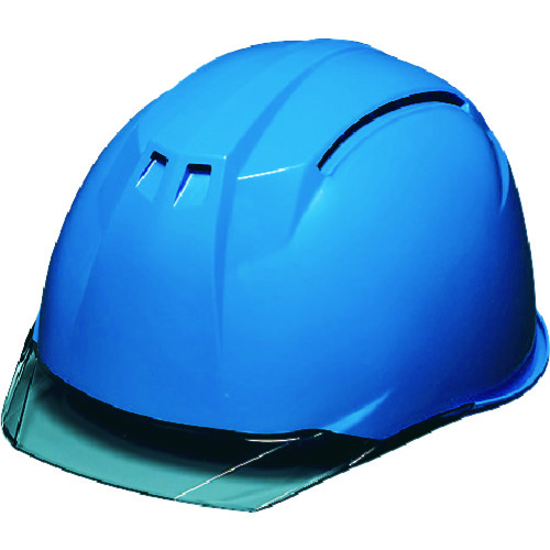 トラスコ中山 DIC 透明バイザーヘルメット AA11EVO-CW KP スカイブルー/スモーク(ご注文単位1個)【直送品】