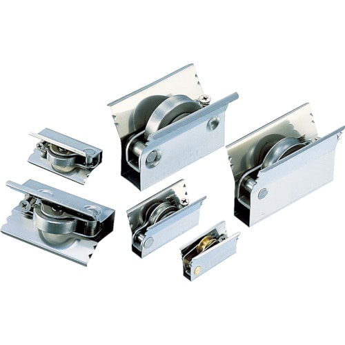 トラスコ中山 ヨコヅナ サッシ取替戸車 ステンレス車 15型 丸型(ご注文単位2個)【直送品】