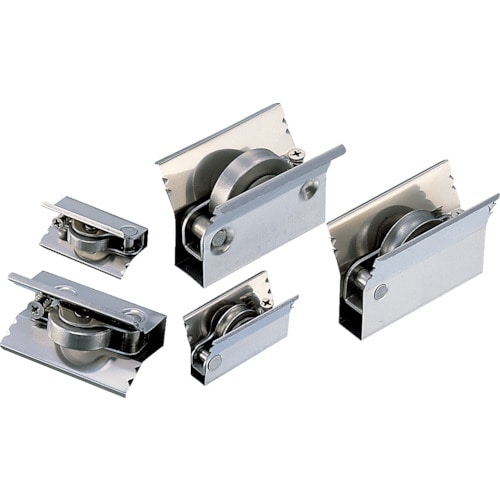 トラスコ中山 ヨコヅナ サッシ取替戸車 ステンレス車 20型 丸(ご注文単位1個)【直送品】