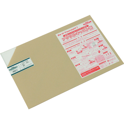 トラスコ中山 光 アクリルキャスト板(透明) 5×300×450mm(ご注文単位1枚)【直送品】