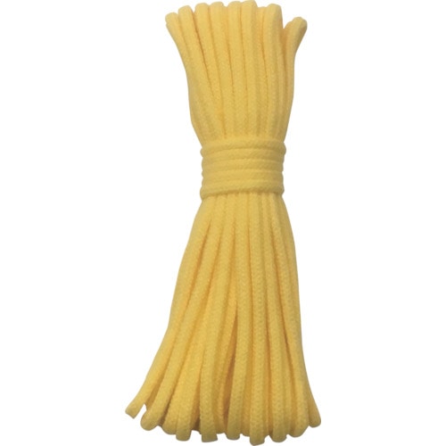 トラスコ中山 ユタカメイク 紐 ザ・紐 中丸紐 10m イエロー（ご注文単位1巻）【直送品】