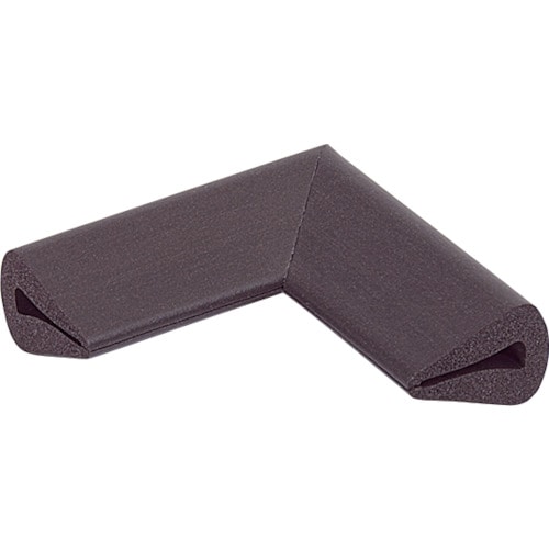 トラスコ中山 カーボーイ 安心クッションはさみこみ型 コーナー用 内幅5mm ブラウン(ご注文単位1個)【直送品】