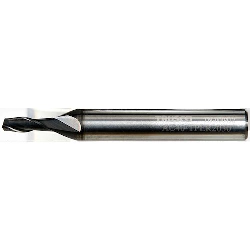 トラスコ中山 TRUSCO 超硬スクエアエンドミル(2枚刃・2.5D・シャープコーナー)2.0(ご注文単位1本)【直送品】