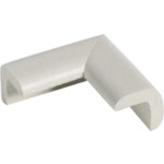 トラスコ中山 カーボーイ 安心クッション コーナー用 極細 ライトグレー（ご注文単位1個）【直送品】