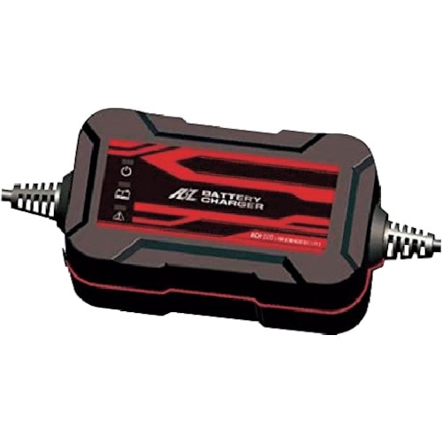 トラスコ中山 岡田商事 AZバッテリーチャージャー 全自動コンパクト充電器 12V ACH-100（ご注文単位1台）【直送品】
