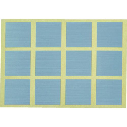 トラスコ中山 TRUSCO 衝突防止シール 正方形30角 ヘアライン銀艶 24枚入（ご注文単位1袋）【直送品】