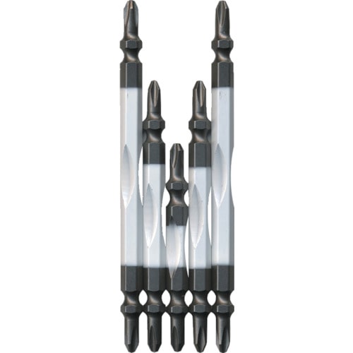 トラスコ中山 アネックス カラースリムトーションビット5本組 (ビット3種)(ご注文単位1セット)【直送品】