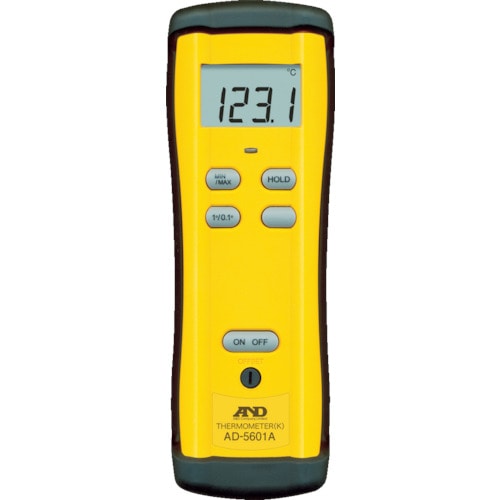 トラスコ中山 A＆D 熱電対温度計(Kタイプ) 測定温度範囲-50～200℃（ご注文単位1個）【直送品】