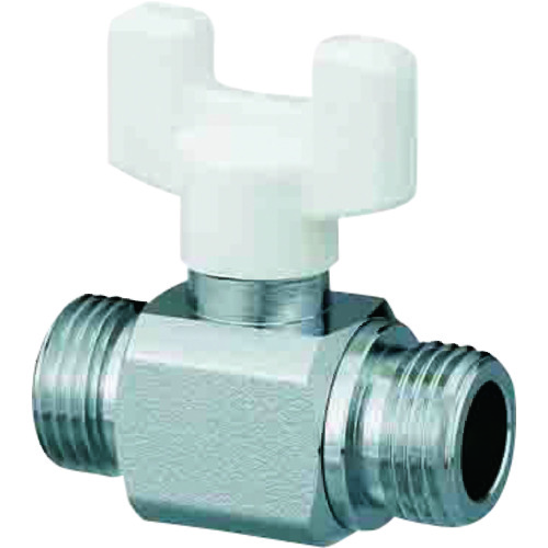 トラスコ中山 オンダ製作所 AE7型ボールバルブ G1/2 × G1/2(ご注文単位1個)【直送品】