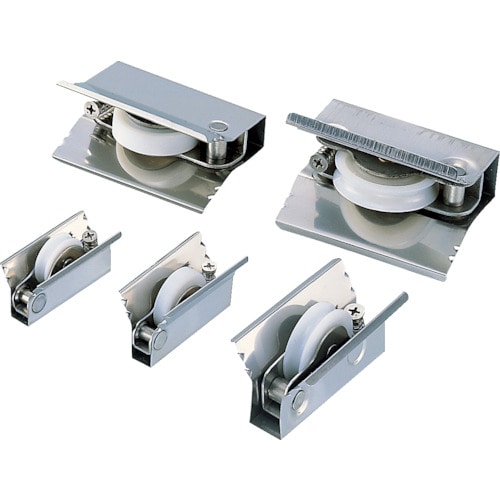 トラスコ中山 ヨコヅナ サッシ取替戸車 ジュラコン(R)車 8型 丸(ご注文単位1個)【直送品】