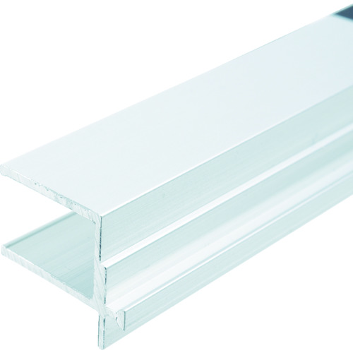 トラスコ中山 TRUSCO 10mmパネルアダプタB 1m 25mm角溝あり用(ご注文単位1本)【直送品】