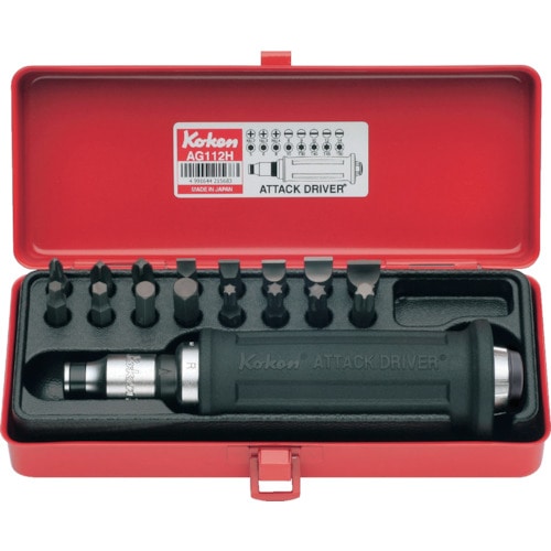 トラスコ中山 コーケン アタックドライバーセット 811-7739(ご注文単位1セット)【直送品】