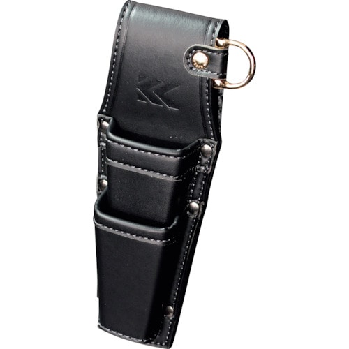 トラスコ中山 フジ矢 ホルダー2段(黒金)LIGHT PU LEASER SERIES(ご注文単位1個)【直送品】