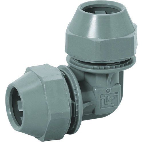 トラスコ中山 TBC ライトエアー 両接続エルボ 754-6980(ご注文単位1個)【直送品】