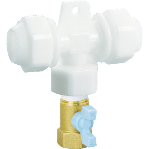 トラスコ中山 TBC ライトエアー バルブ付メスチーズ 白 789-9505(ご注文単位1個)【直送品】