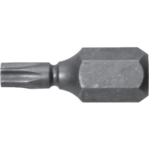 トラスコ中山 アネックス 溝付超短ヘクスローブビット1本組 T10×19 (穴付)（ご注文単位1本）【直送品】