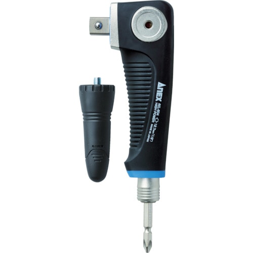 トラスコ中山 アネックス ビット用アタッチメント ソケット用 強靭L型アダプター 1/2 ヘッド幅62mm 全長185mm（ご注文単位1個）【直送品】