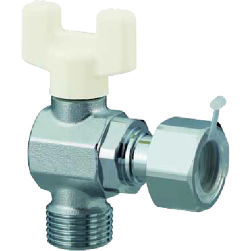 トラスコ中山 オンダ製作所 AL6型ボールバルブ R1/2 × ナット付アダプター(G1/2)(ご注文単位1個)【直送品】