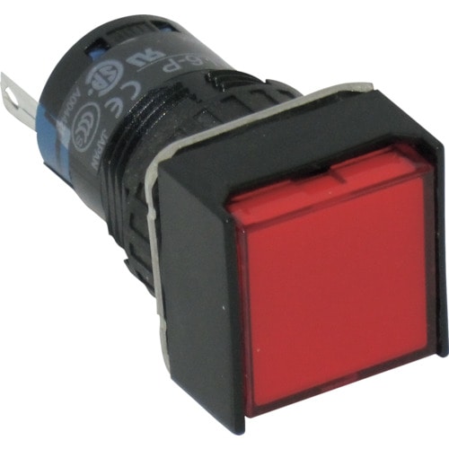 トラスコ中山 IDEC φ16正角形表示灯 418-3452(ご注文単位1個)【直送品】