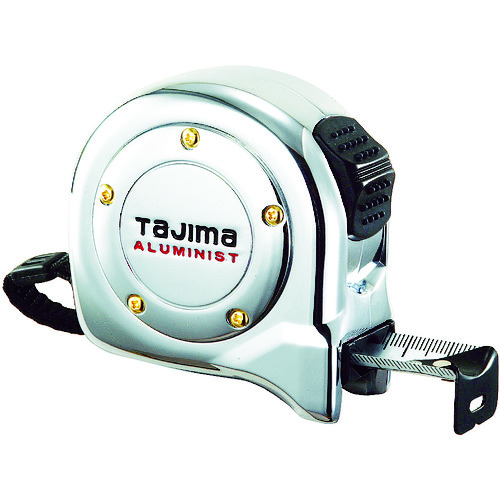 トラスコ中山 タジマ コンベックス アルミニストロック25 メートル目盛 クロム(ご注文単位1個)【直送品】