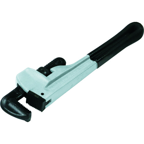 トラスコ中山 TONE パイプレンチ(アルミ製) 全長248mm 口開き45mm(ご注文単位1個)【直送品】